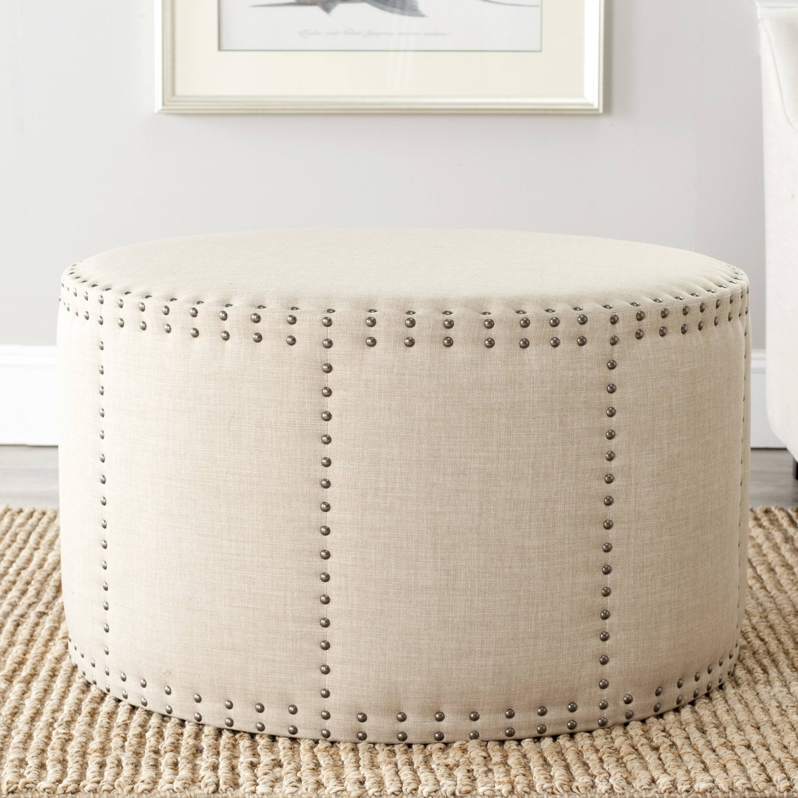 Beige Ottoman X29629