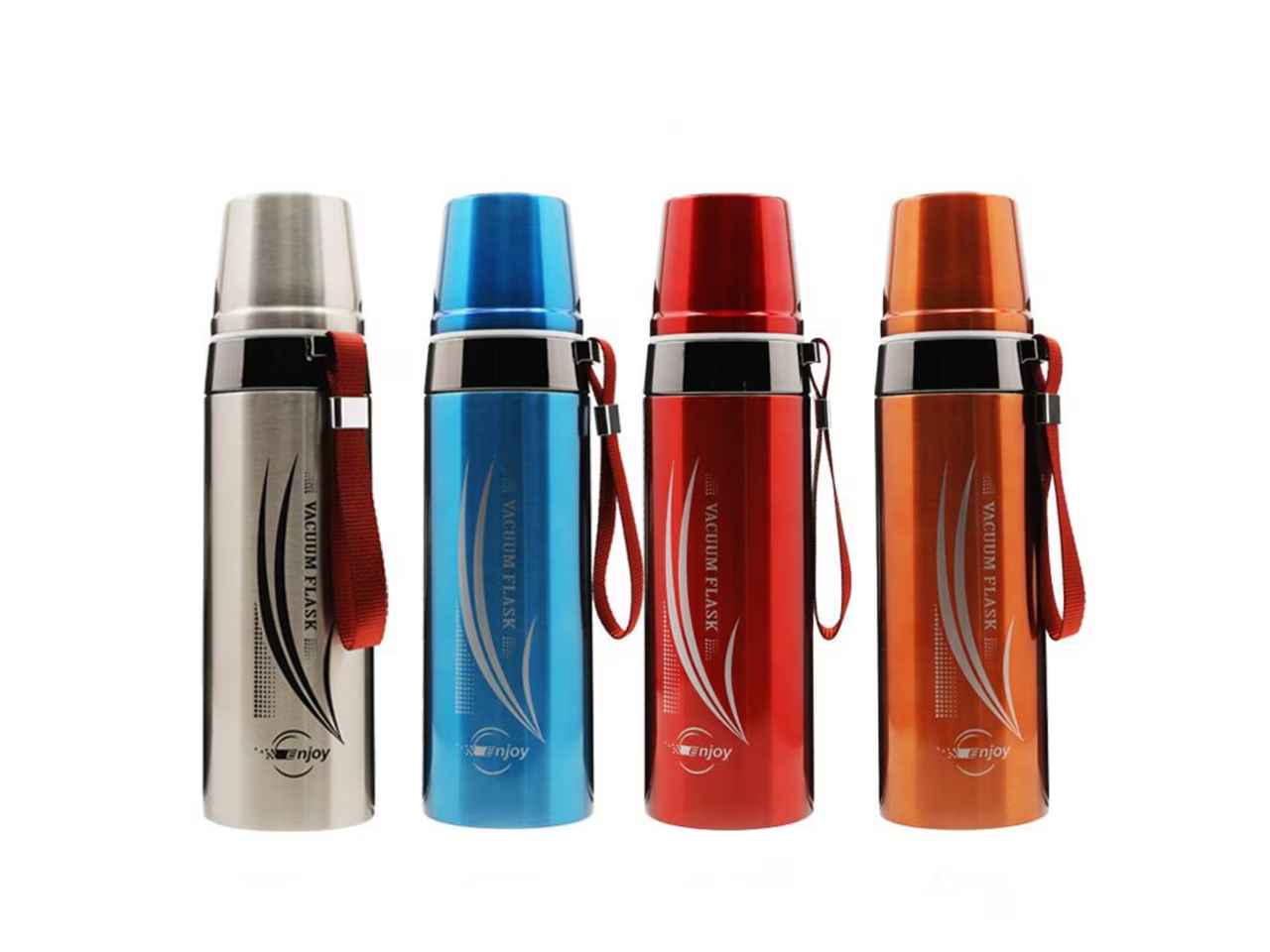 Silver 650ML Stainless Steel Vacuum Flask Water Bottle T63902