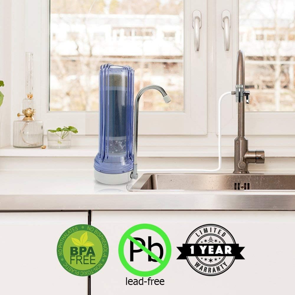 White Countertop Drinking Water Filter Q864434