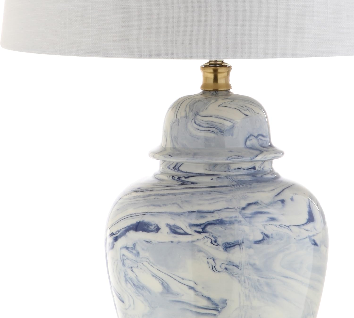 Blue/White Ceramic LED Table Lamp A38407