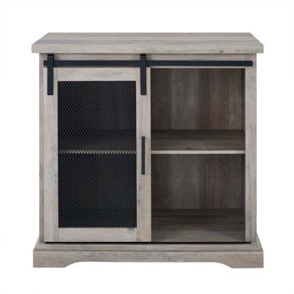 Grey Wash Farmhouse Accent Cabinet H249241