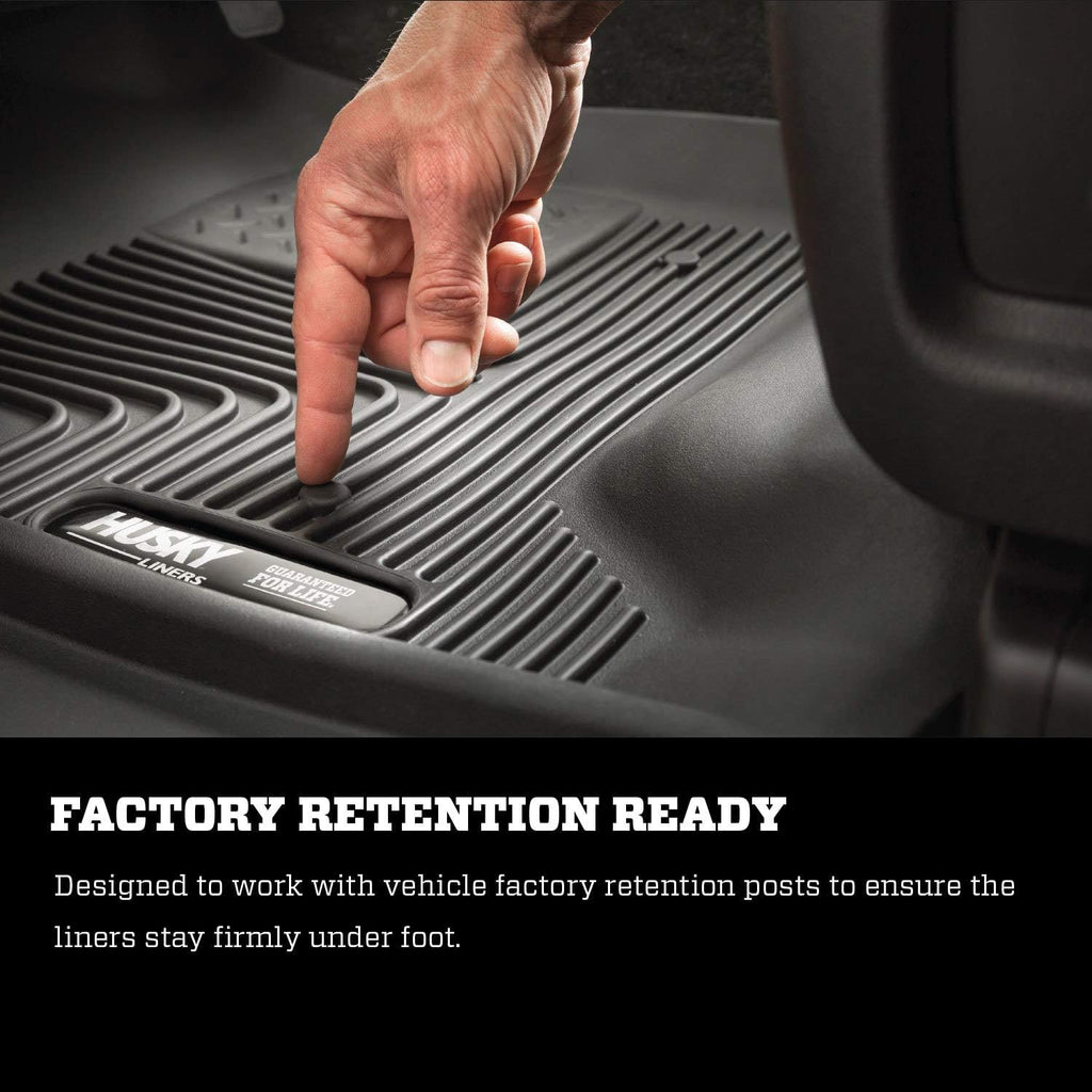Black Front & 2nd Seat Floor Liners 3 Pcs W830784