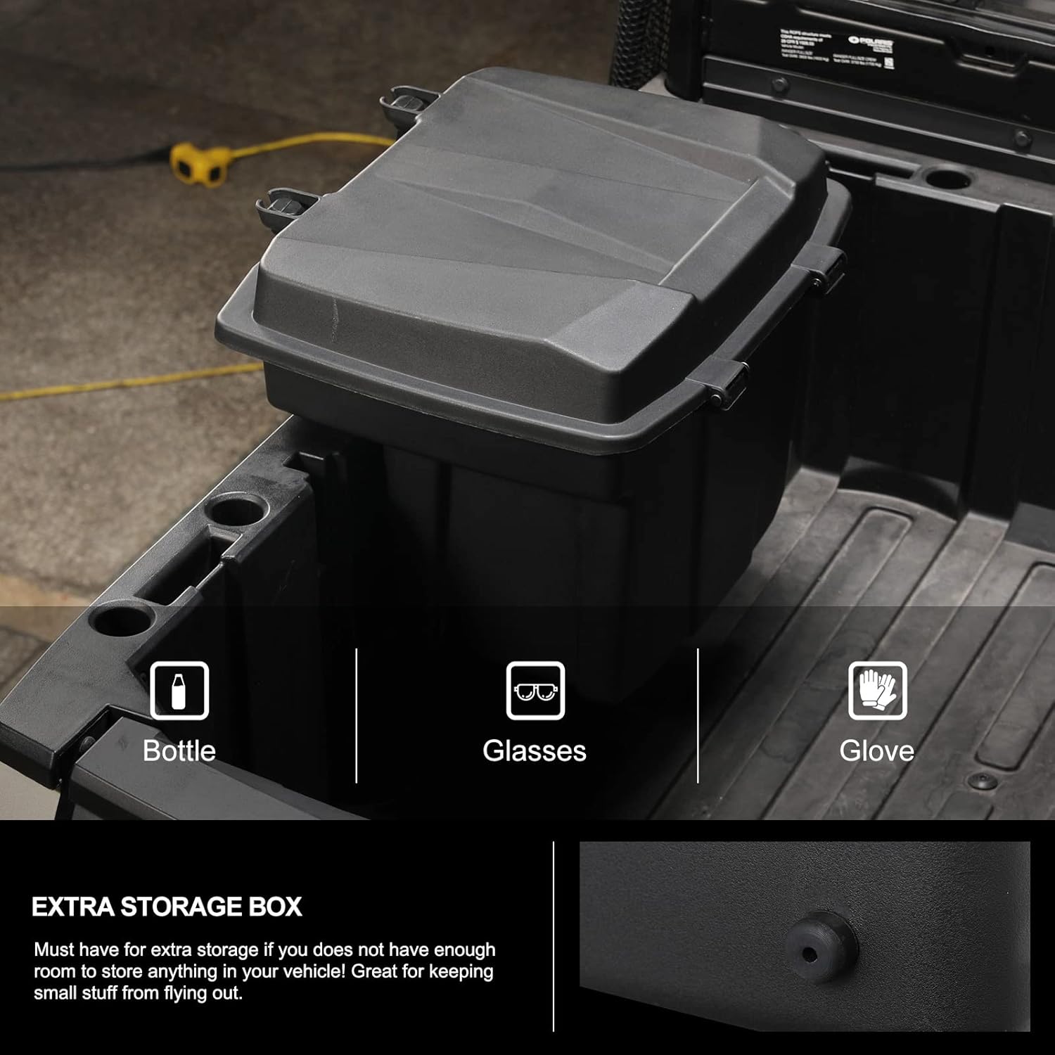 Rear Cargo Box Trunk Bed Tool Storage Bin Z161130