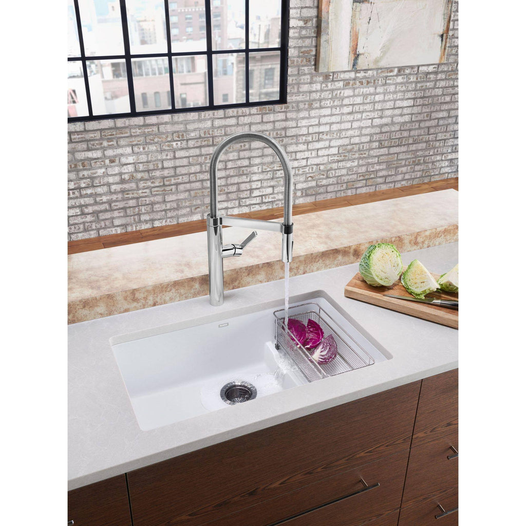 White Kitchen Sink D7006