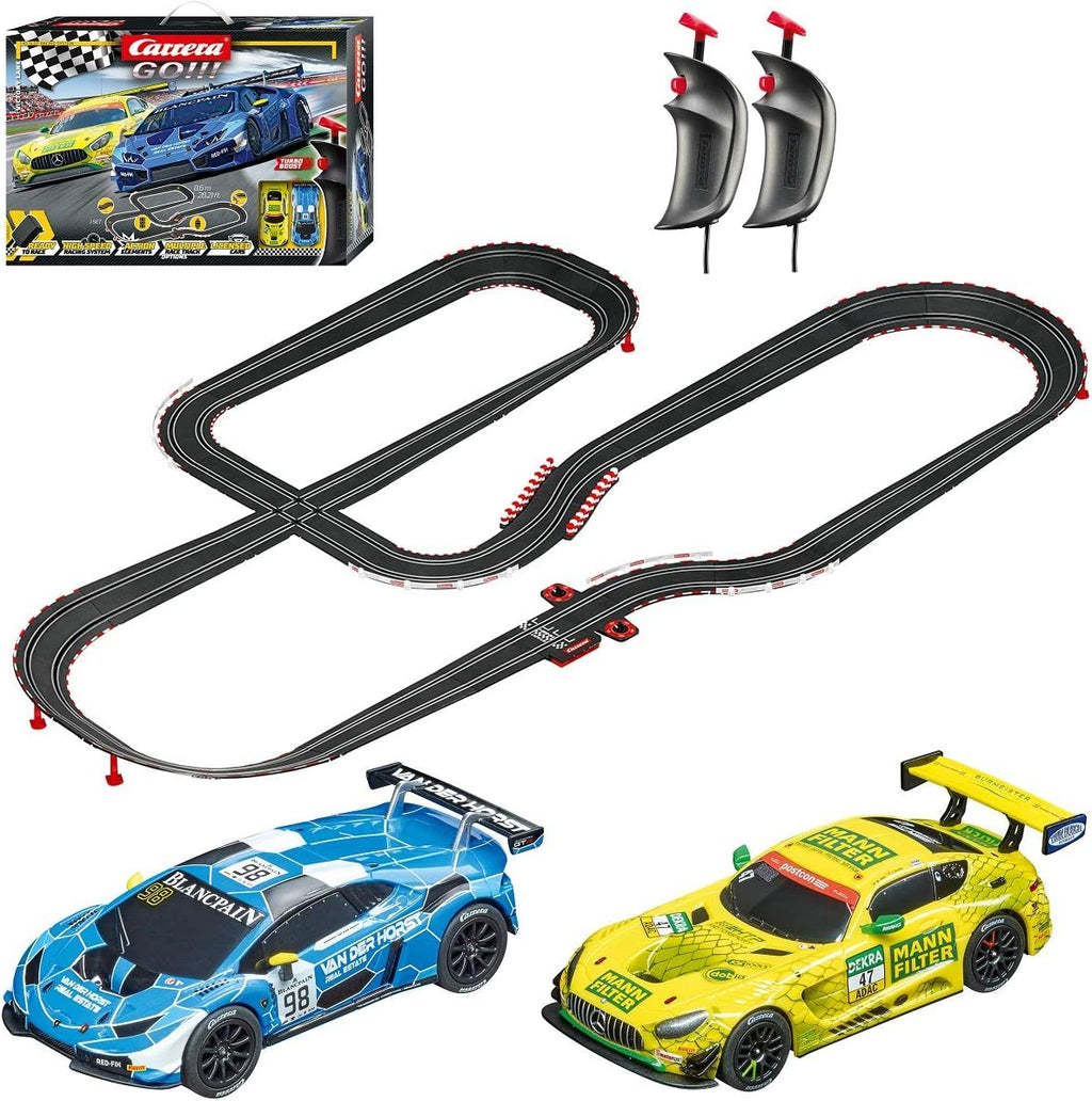 Electric Slot Car Racing Track Set 1:43 Scale T149761