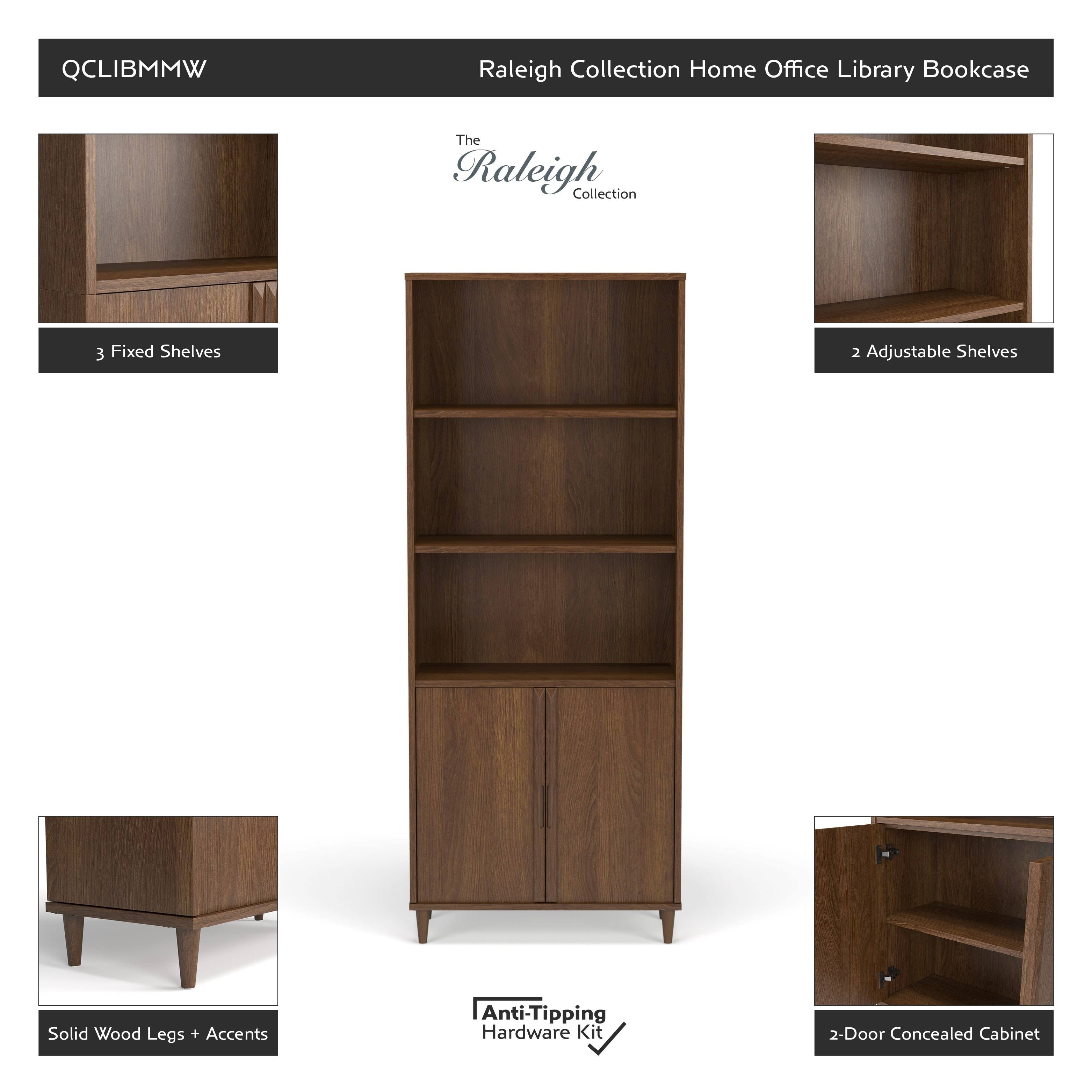 Vintage Walnut Bookcase Y6273
