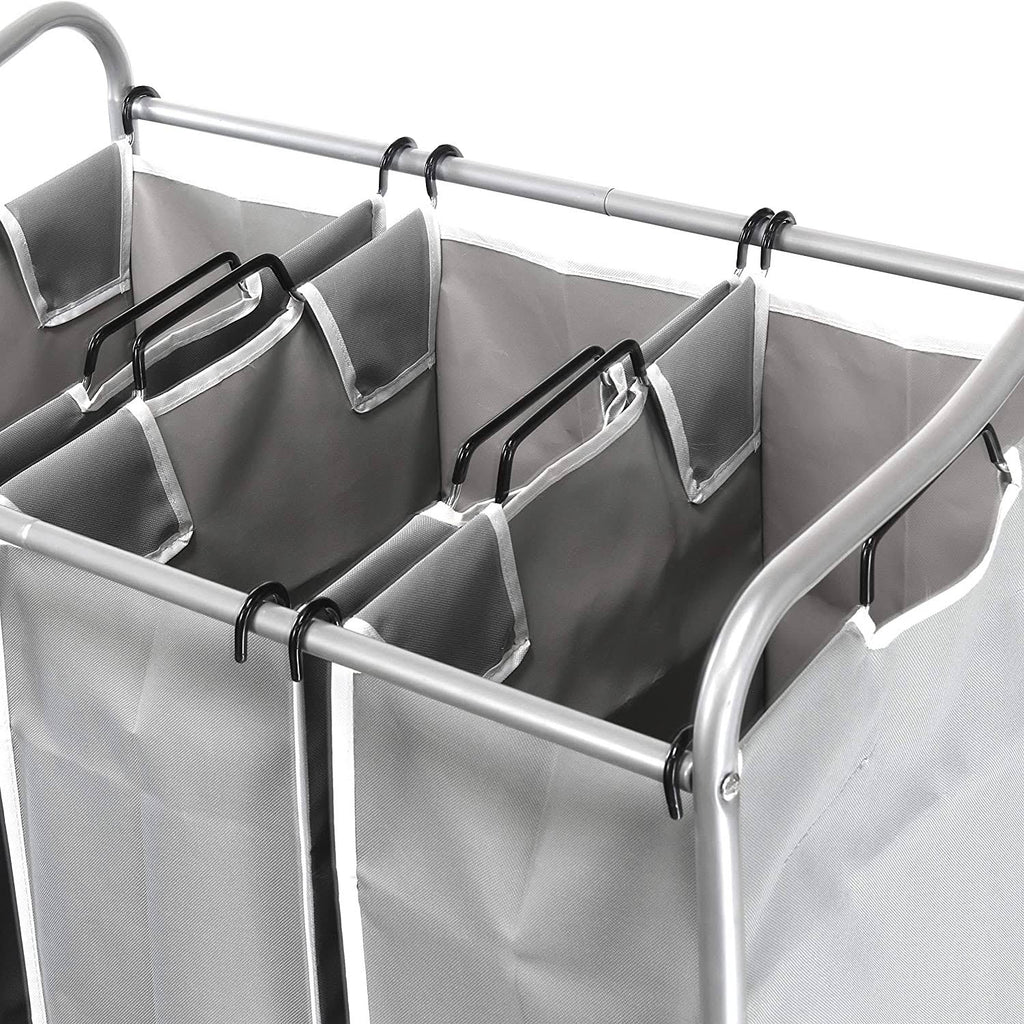 3-Bag Laundry Sorter Cart K52550