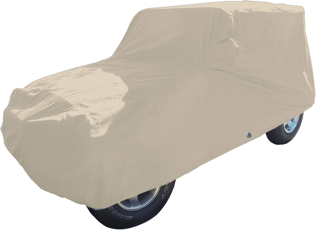 Grey Poly 200 All Weather Car Cover for Jeep Wrangler 4 Door SUV H58865
