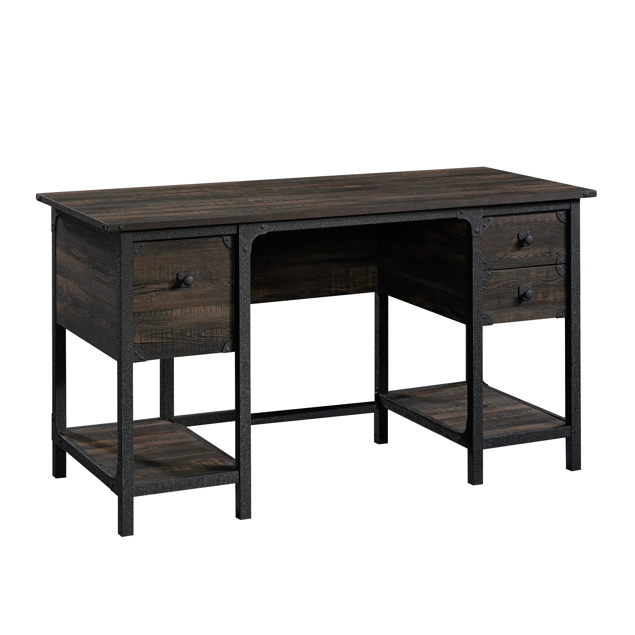 Carbon Oak Finish Small Computer Desk C5800