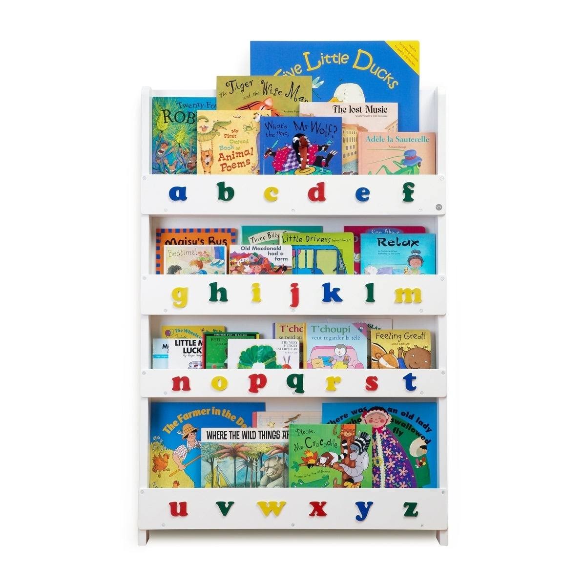 White Kid&s Bookshelf W5005