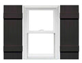 4 Board and Batten Joined Vinyl Shutters (1 Pair) 14 x 39 Musket Brown Q352266
