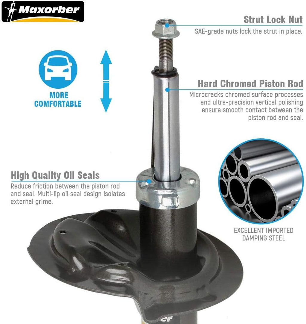 Front Pair Shocks Struts Absorber Kit K388212