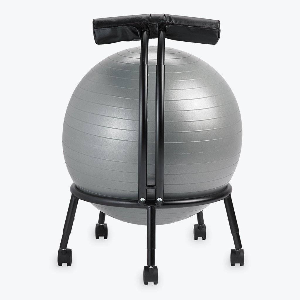 Black Yoga Balance Ball Chair Q1094