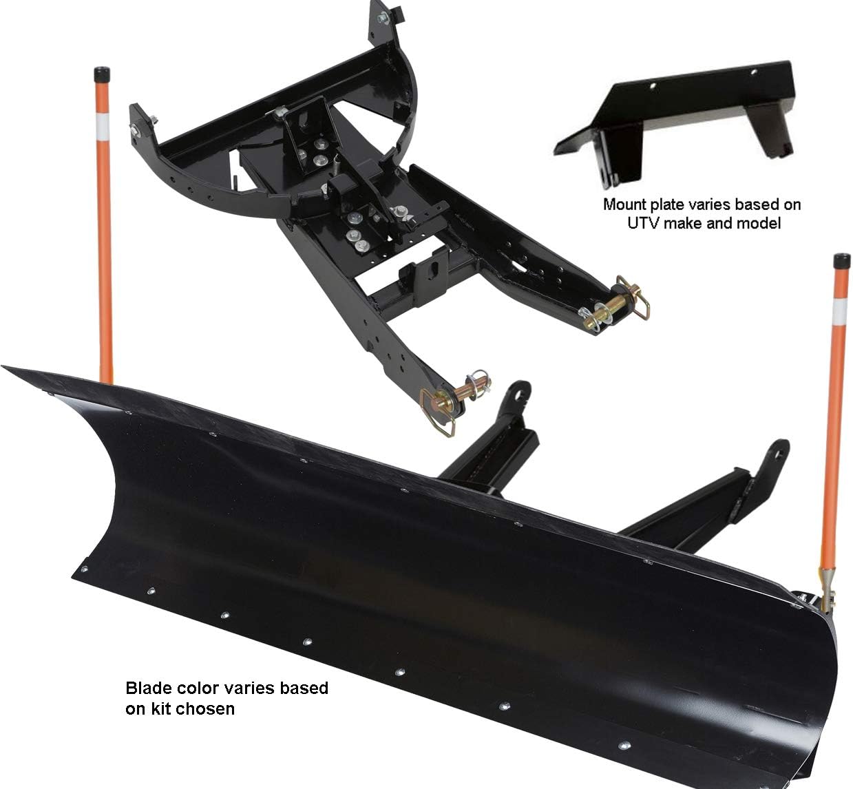 72" Red UTV Snow Plow Kit U851209