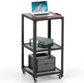 Metal Construction Rolling Storage Cart with Adjustable Shelves N811