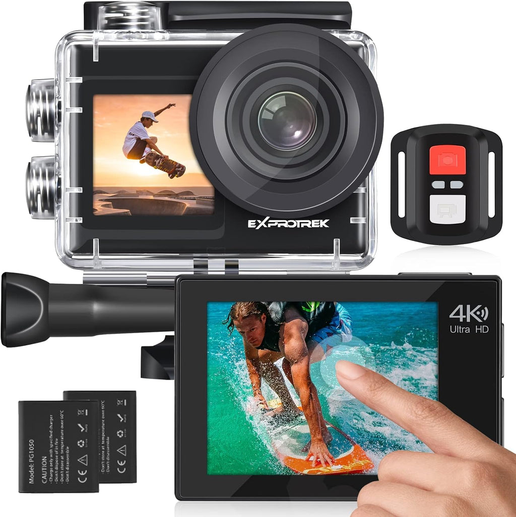4K Waterproof Action Camera with Touch Screen E312181