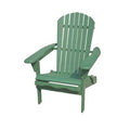 Solid Wood Folding Adirondack Chair Sea Green G506837