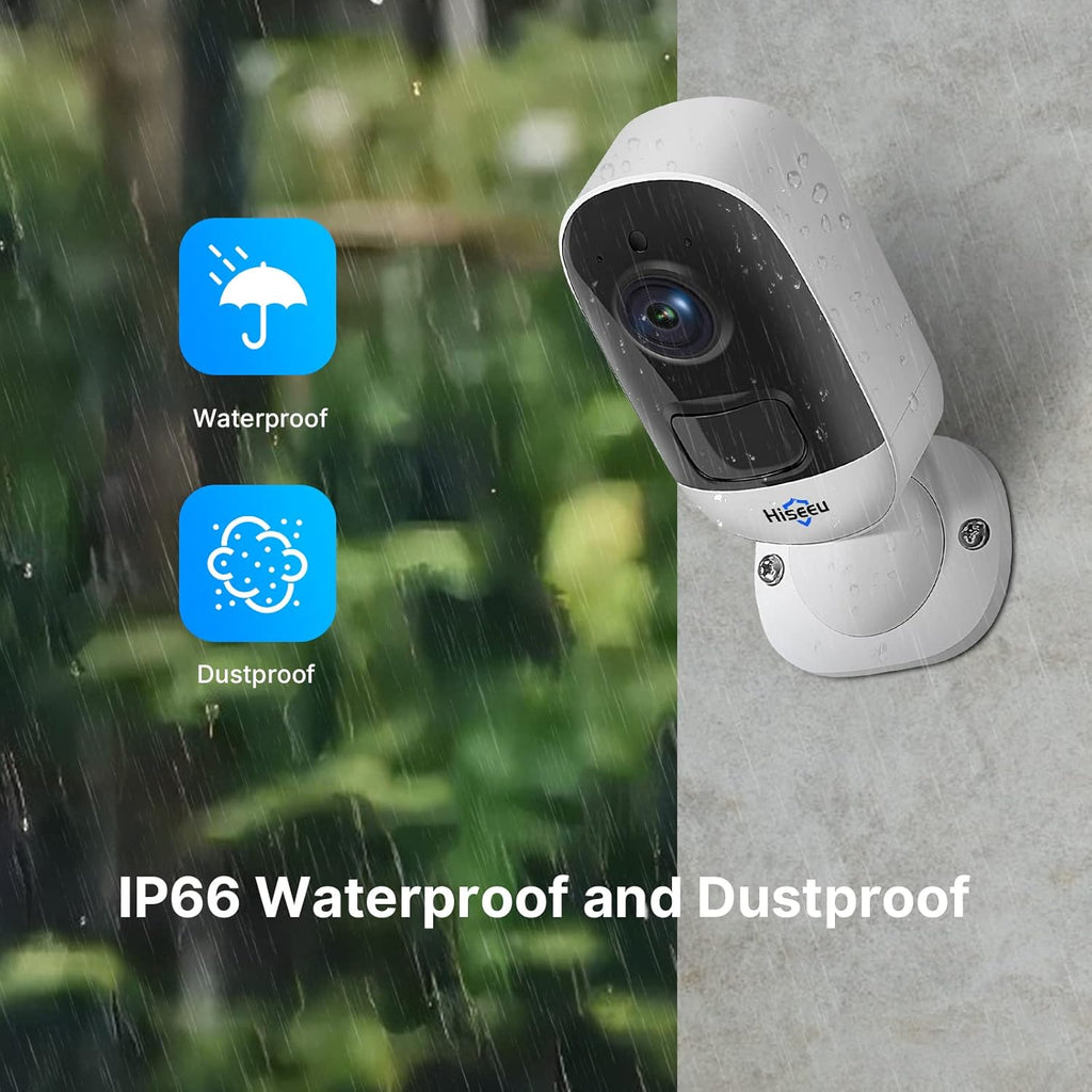 2K Battery Powered Wireless Security Camera System 2-Cam Kit Y7075