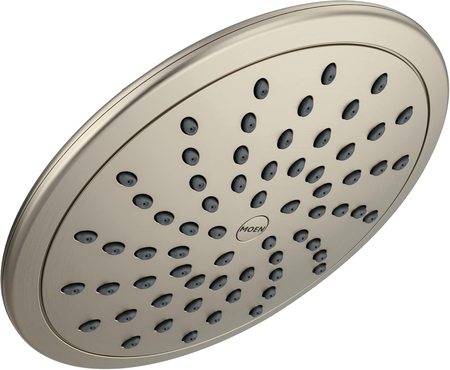 Brushed Nickel Round Rainshower Showerhead Pack of 2 P3629