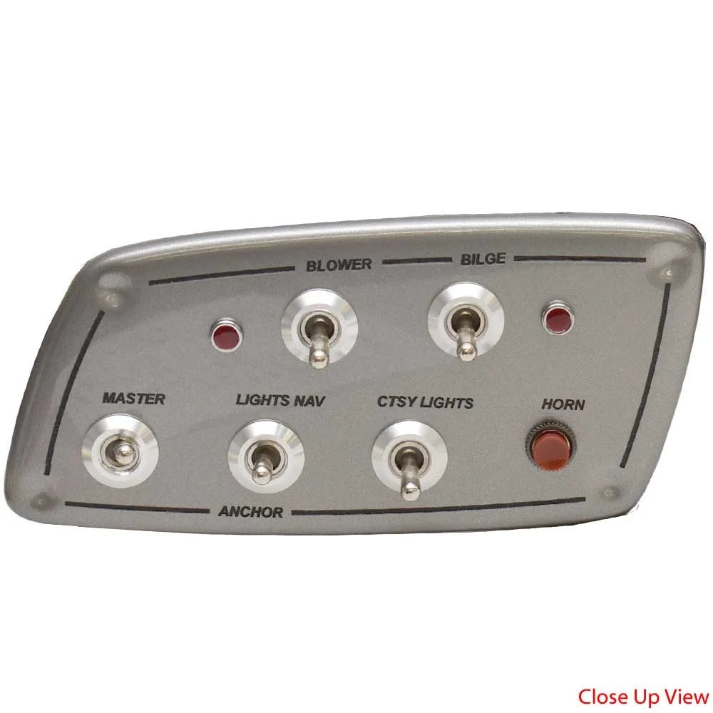 Teleflex Gauges Gray Set of 3 Dash Panel Kit Y940192