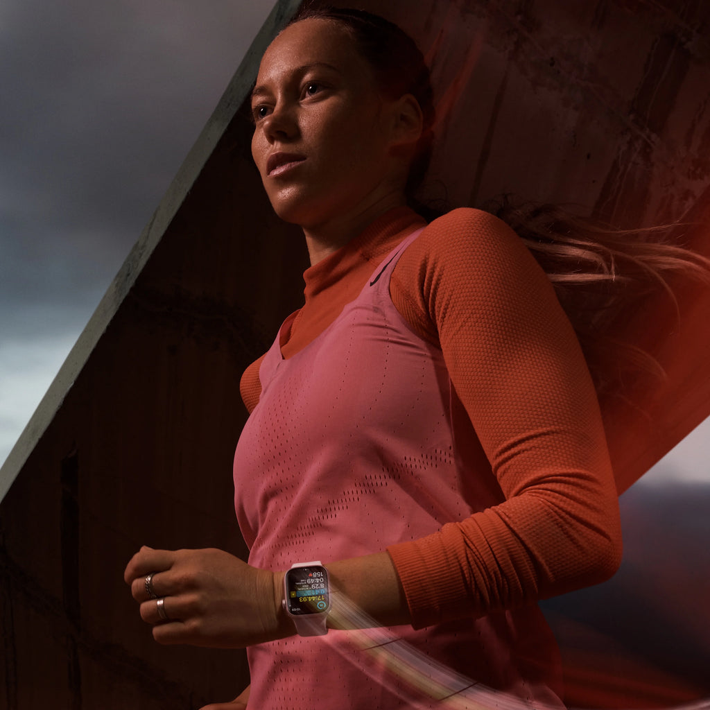 Silver Aluminum Case 45mm Sport Band Fitness Tracker E813