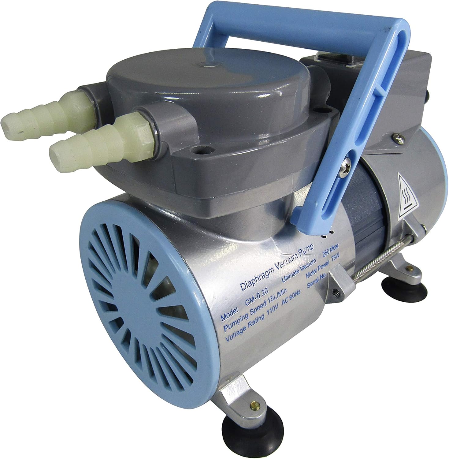 Oilless Diaphragm Vacuum Pump 12L/min 0.5CFM 110V US Plug X30017