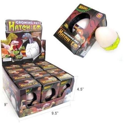 Hatch Em Eggs Dinosaur Case of 144 G699