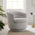 Pearl Gray Swivel Chair E396