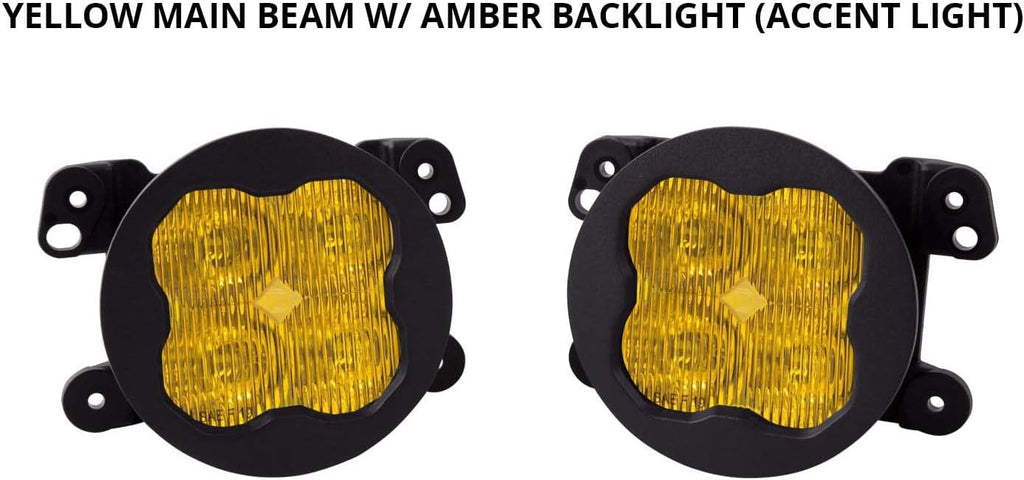 SS3 LED Fog Light Kit for Jeep JL Wrangler Rubicon w/Steel Bumper, White SAE/DOT Driving Pro V790