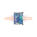18K Rose Gold Solitaire Ring M779312
