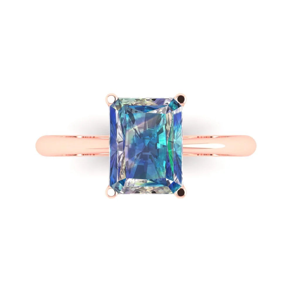 18K Rose Gold Solitaire Ring M779312
