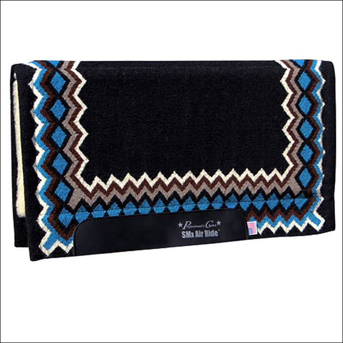 Black Teal Western Horse Saddle Pad H59755