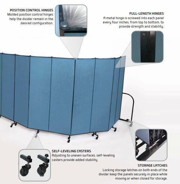 5 Panel Room Divider L284114
