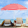 7.5ft Beach Umbrella with Carry Bag M7230