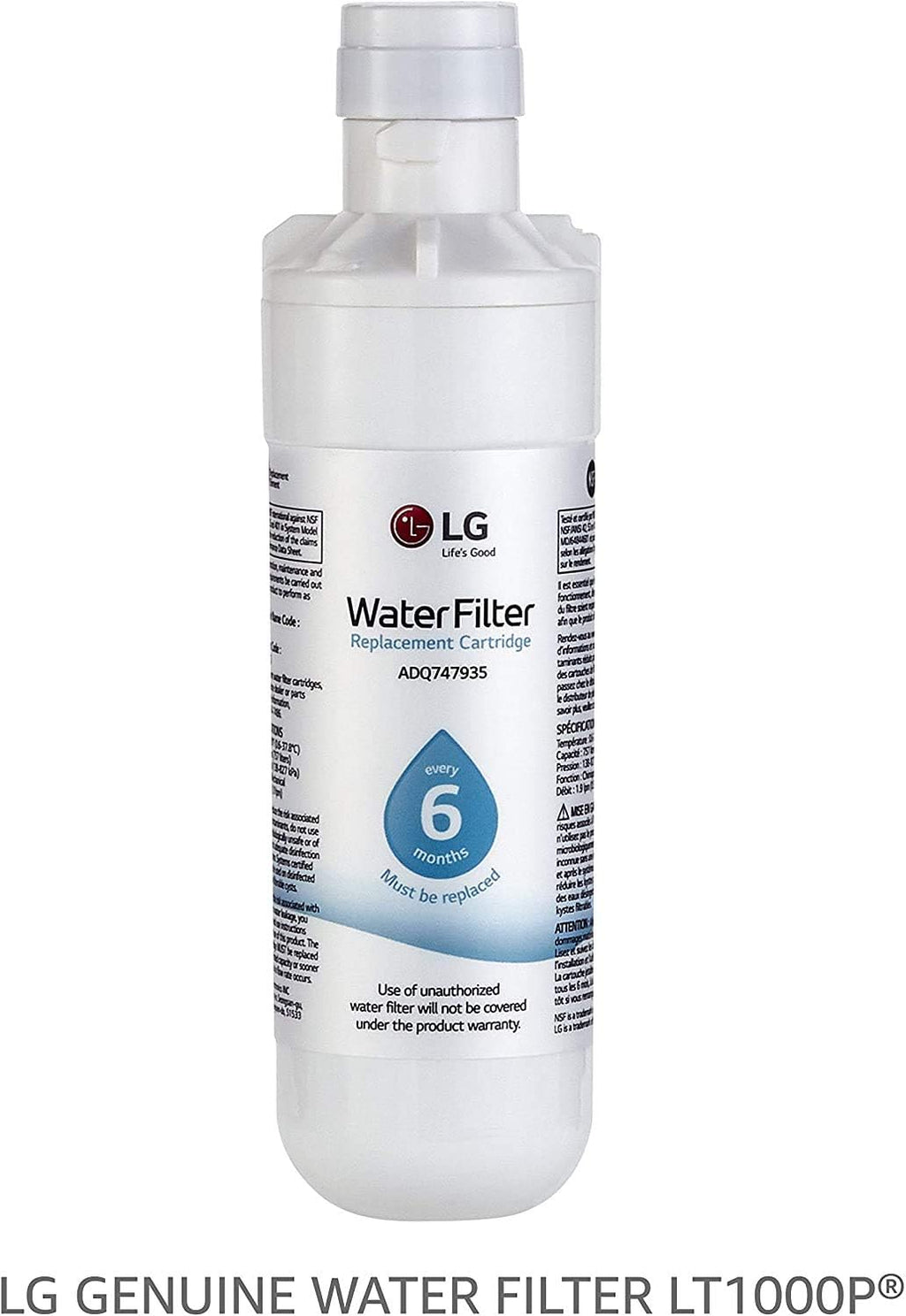 2 Pack White Replacement Refrigerator Water Filter R855658