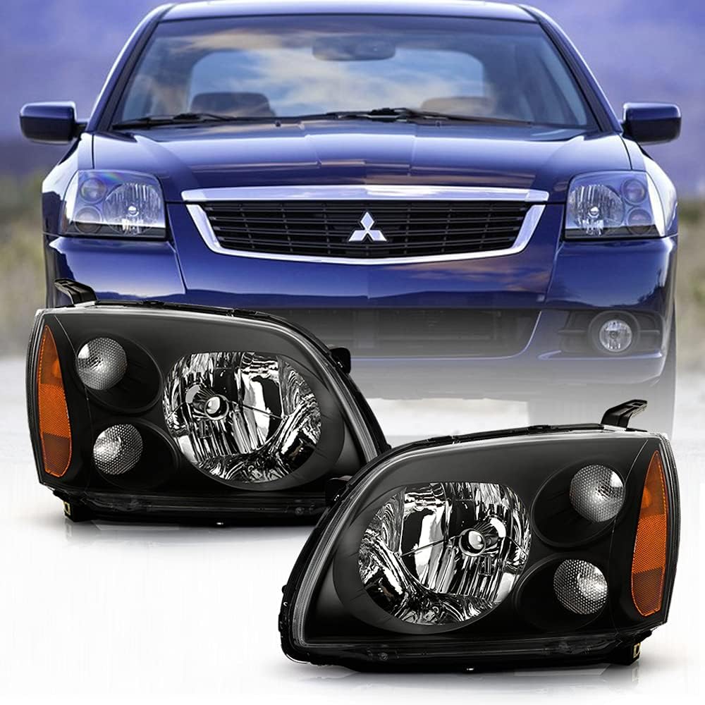 Halogen Headlights for 2004-2012 Mitsubishi Galant X857730