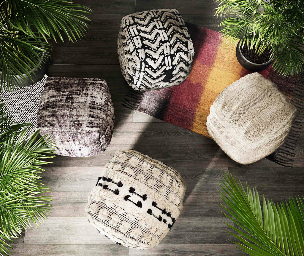 Cotton Pouf O43166