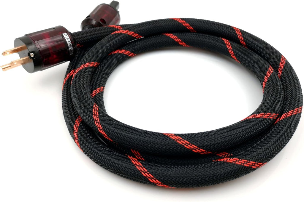 10 AWG HiFi Audio AC Power Cable Power Cord US Plug 6.6FT Pack of 2 L374170