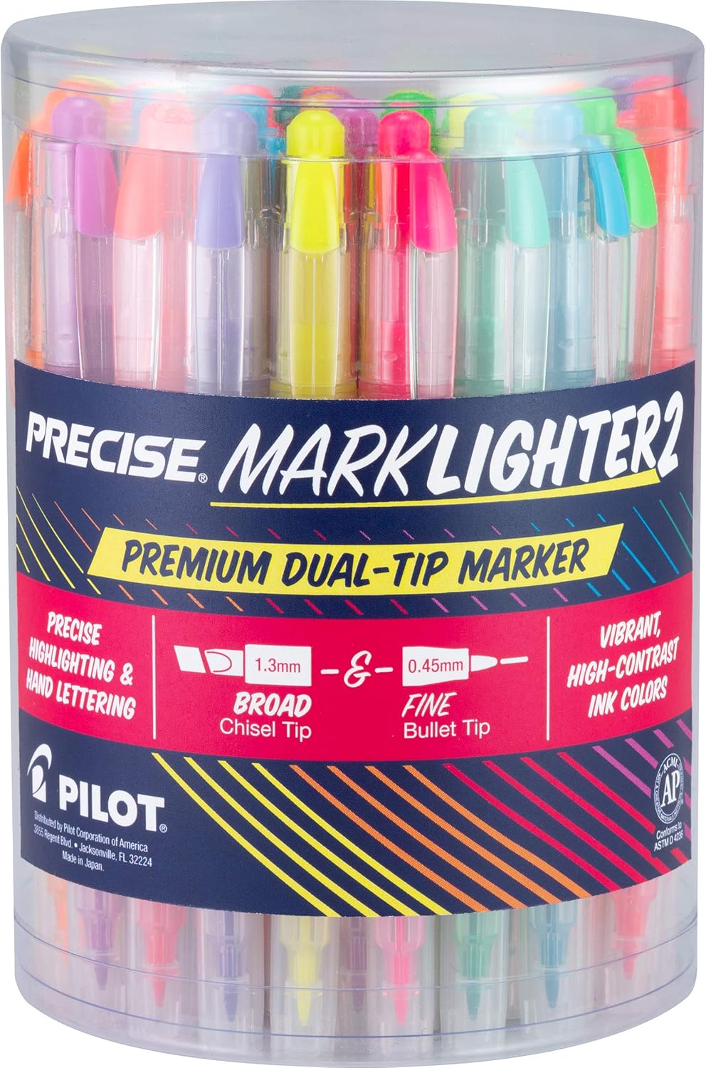 36 Count Dual Tip Highlighters P178