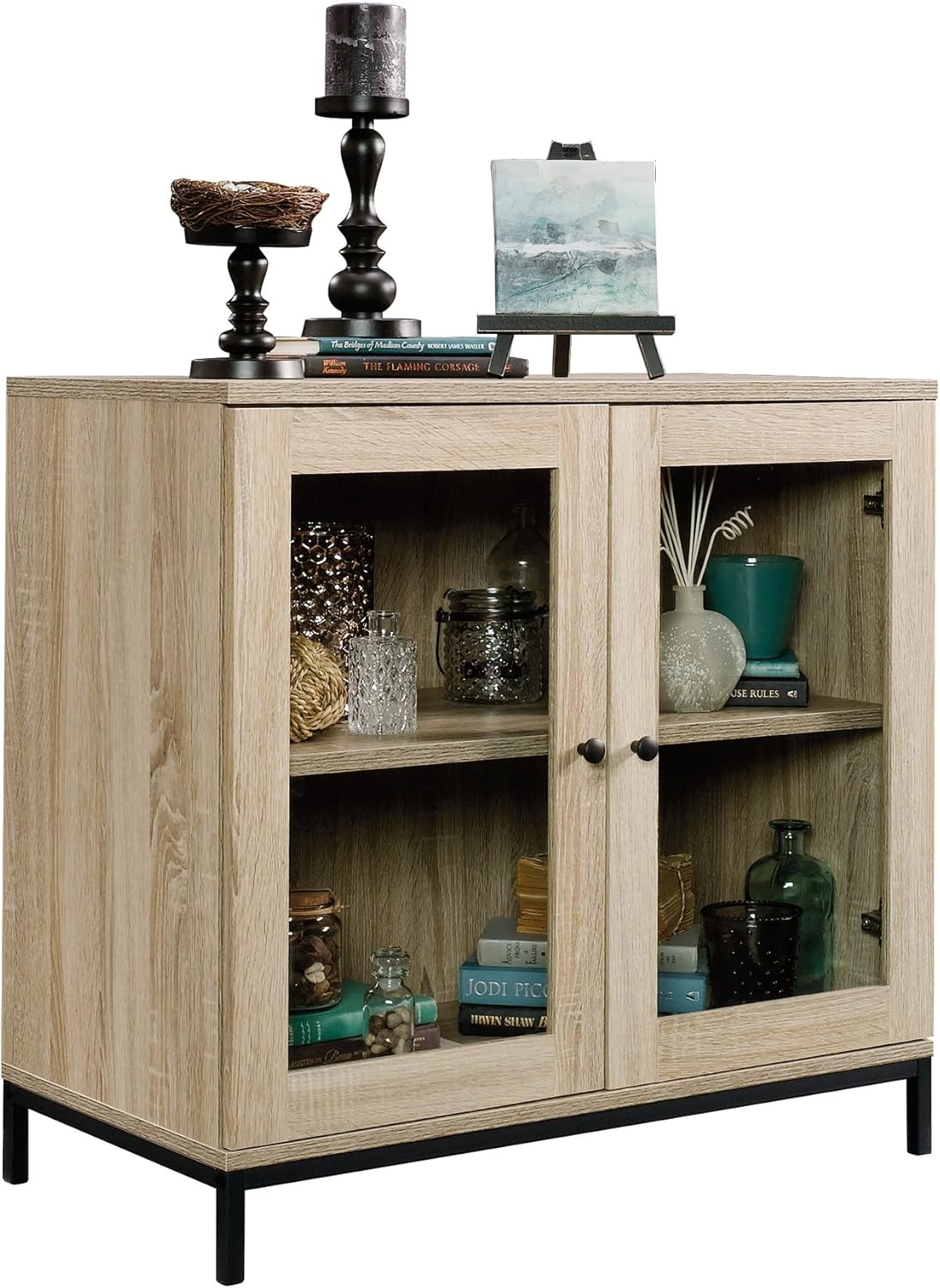 Charter Oak Finish Display Cabinet U163066