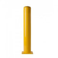 Yellow Bolt Down Bollard E609