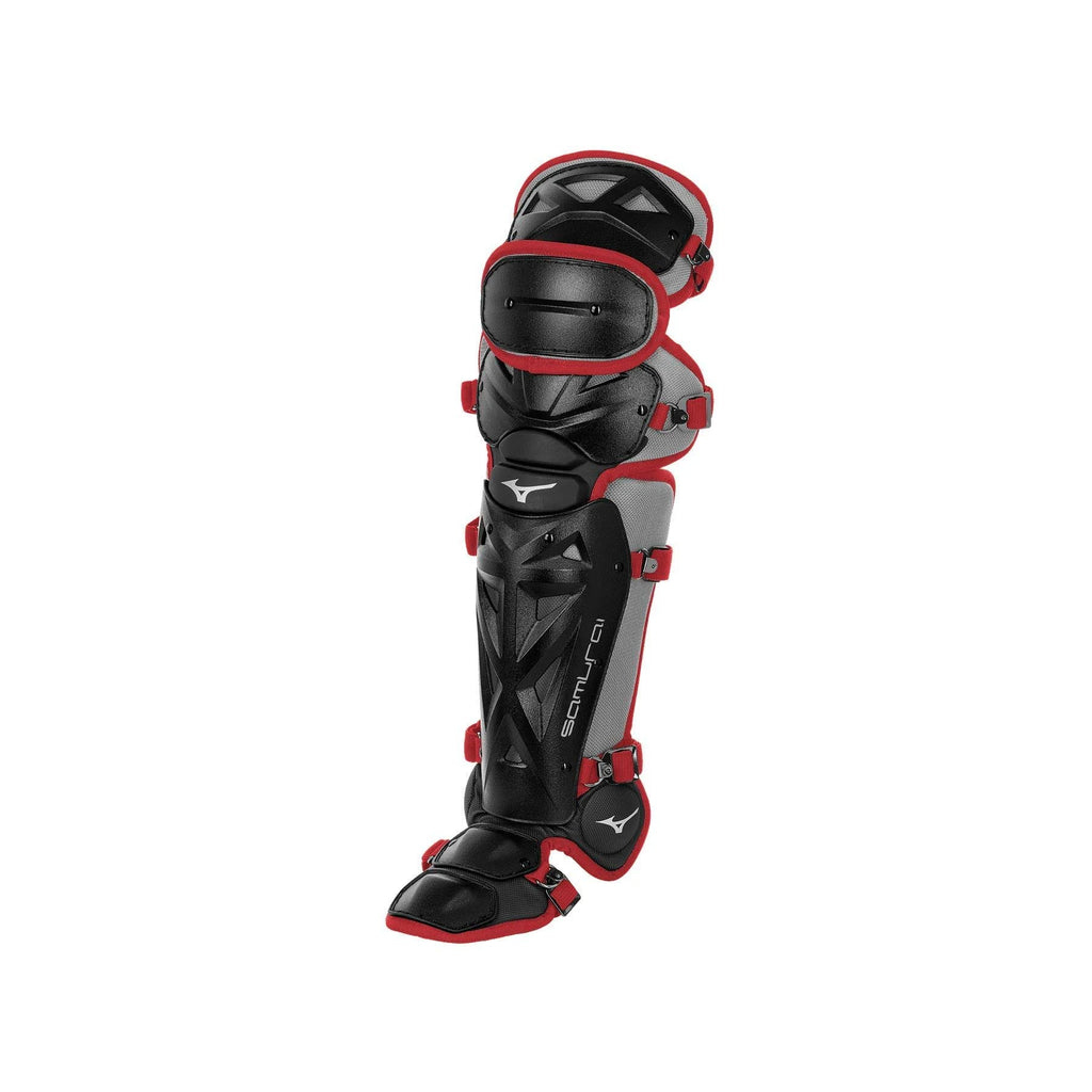 Black/Cardinal Youth Baseball Shin Guards P553370