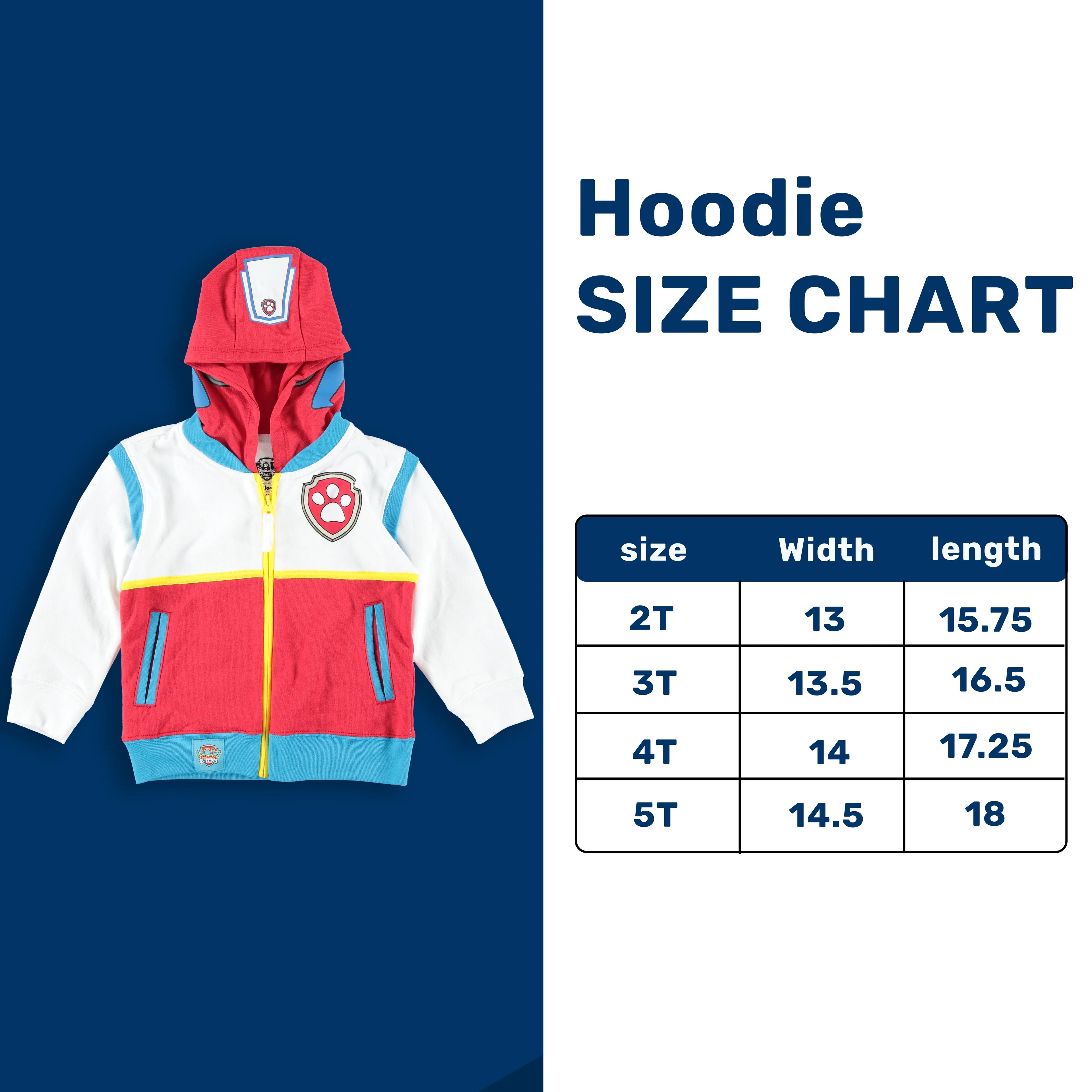 Paw Patrol Kids Costume Hoodie Y7982