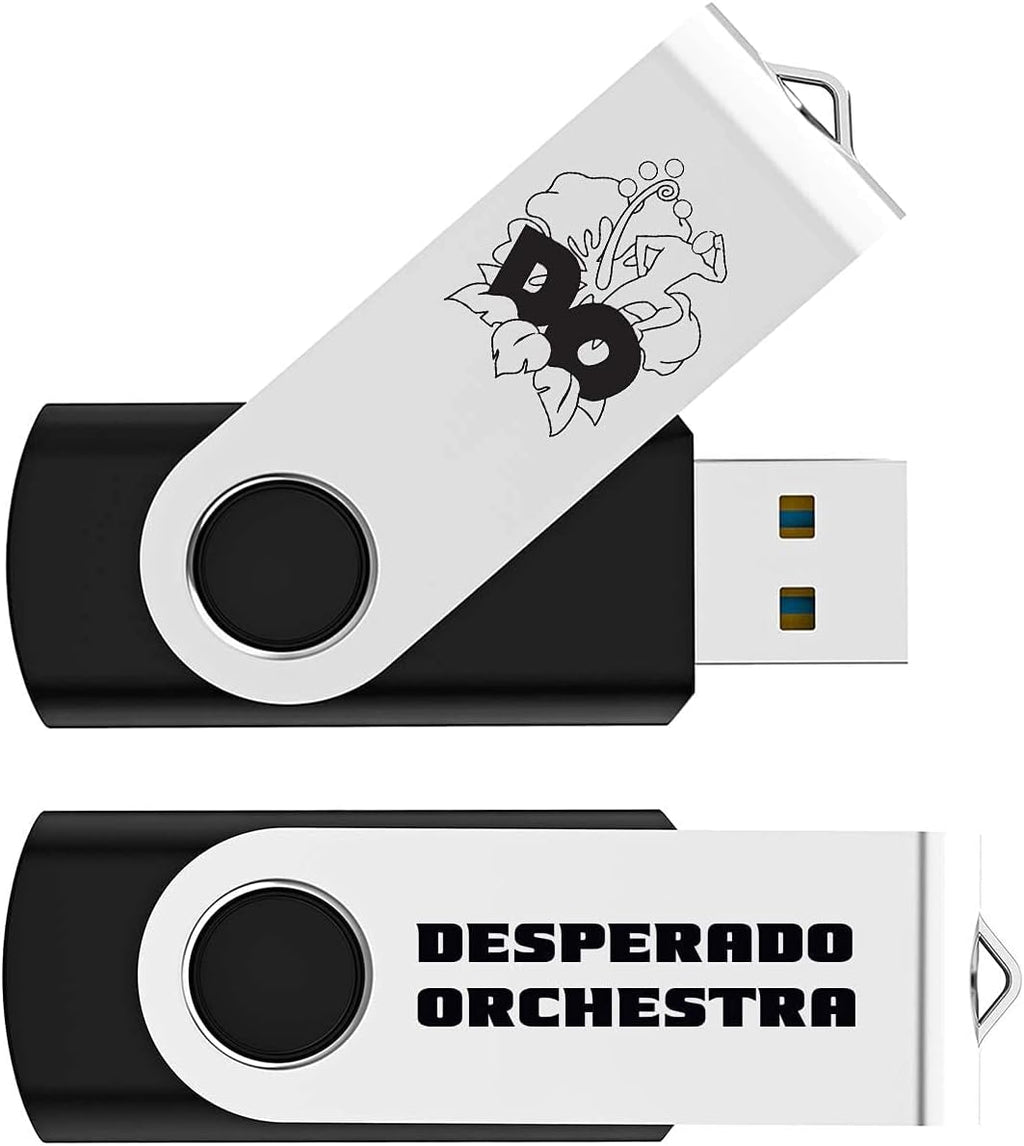 Black Pack of 2 Swivel USB Flash Drives T54095