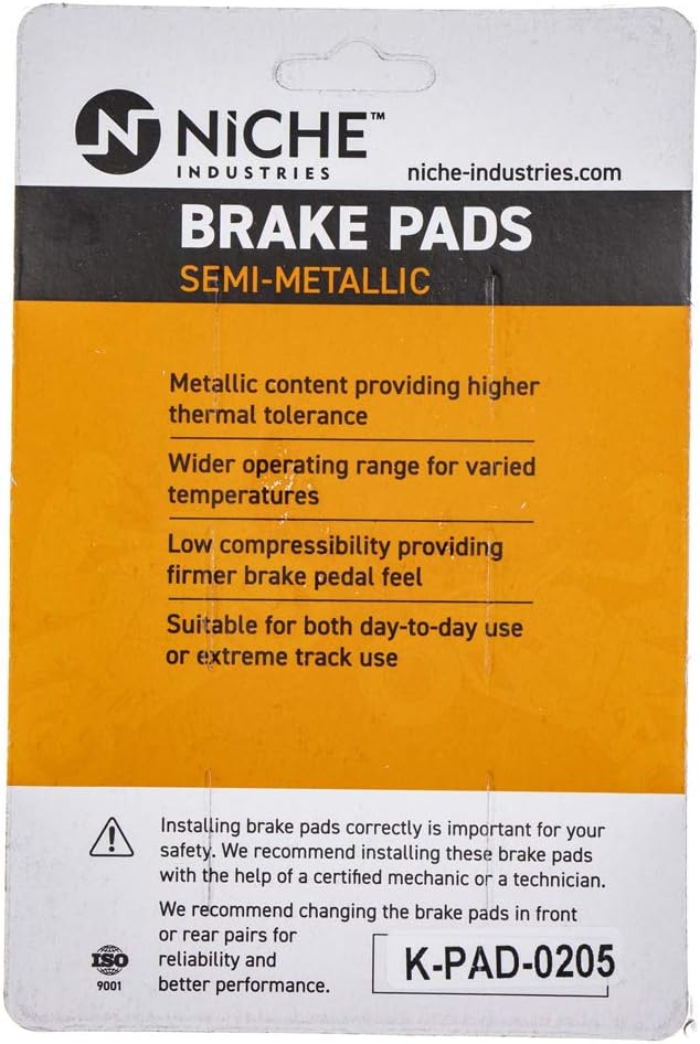 Semi-Metallic Brake Pad Set Pack of 2 Q52262