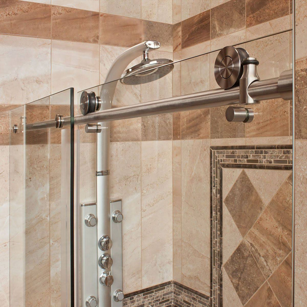 Frameless Sliding Shower Door Chrome Q801247