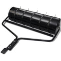Black Garden Lawn Roller with 5 Aerator Bands J725