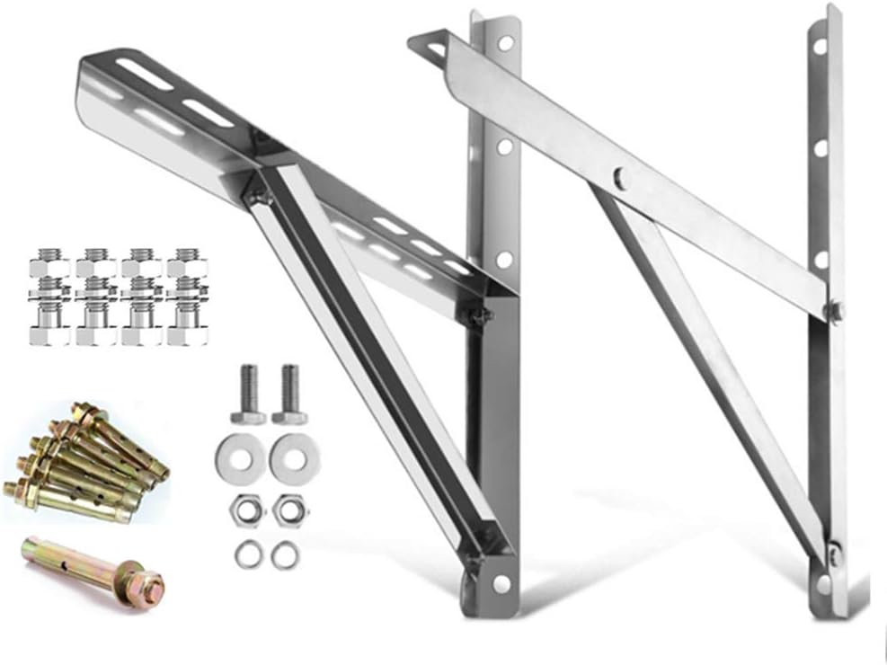 Mounting Bracket for Ductless Mini Split Air Conditioner Heat Pump Systems, Stainless Steel Pack of 2 A507033