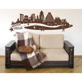 Violet 99in x 34in Cityscape Wall Decal Mural Vinyl Art J524289