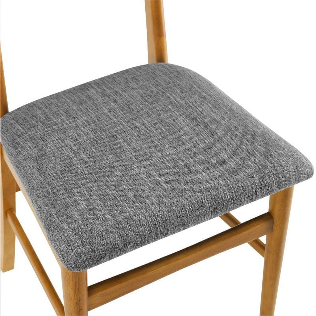 Mid-Century Wood Dining Chairs (Set of 2) K692